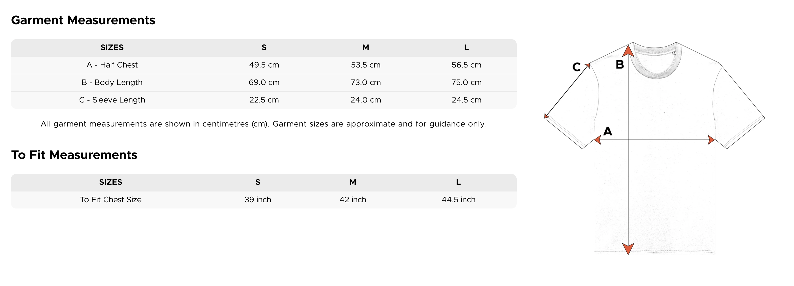 Size Guide